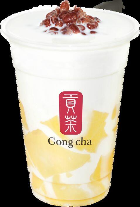 Fresh Milk Red Bean And Pudding