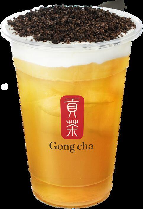 Oreo Milk Foam Green Tea