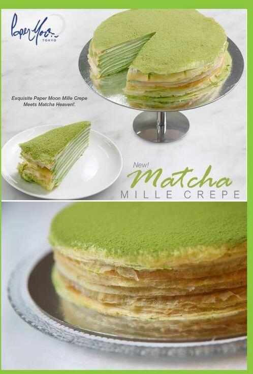 Matcha Mille Cake